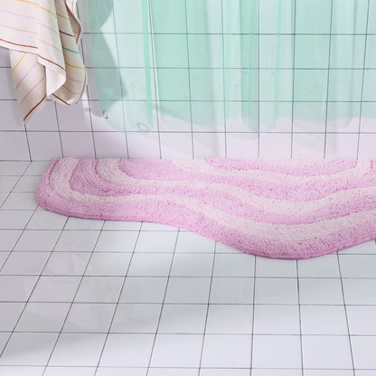 Quiet Town Lost Coast Candy Hand-Woven Cotton Bath Rug