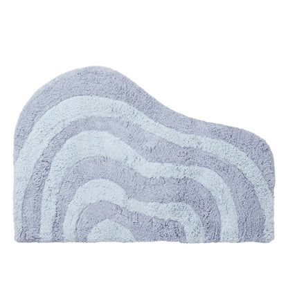 Quiet Town Lost Coast Sky Hand-Woven Cotton Bath Rug