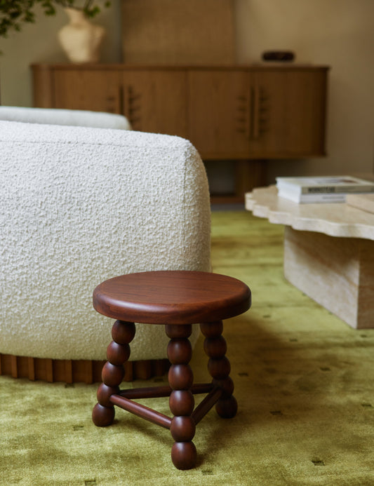 Lulu and Georgia Pikku Round Foot Stool