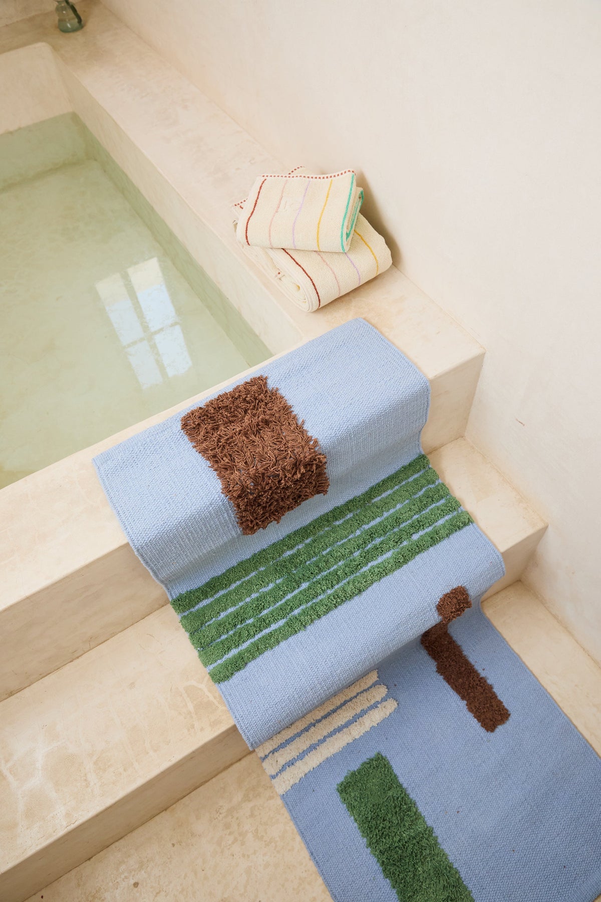 Quiet Town Reyes Atlantic Cotton Bath Rug
