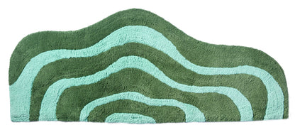 Quiet Town Lost Coast Grass Hand-Woven Cotton Bath Rug
