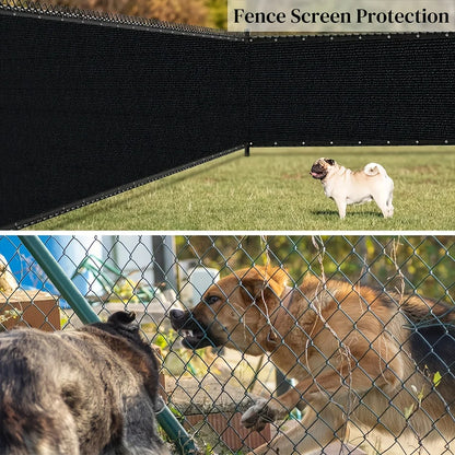 Heavy Duty Outdoor Fence Privacy Screen Mesh Barrier