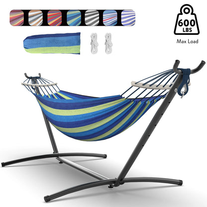 Adjustable Stand Hammock Bed 272.2 kg Capacity