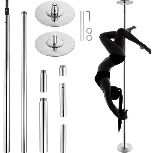 Stainless Steel Spinning Static Dance Pole Kit HM-P602
