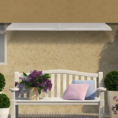 Clear Rain Shelter Front Door Canopy Window Awning