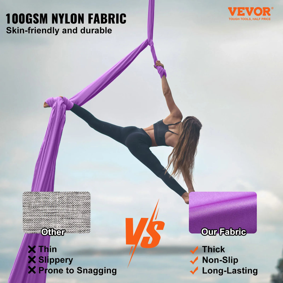 Aerial Yoga Hammock Swing Silk Starter Kit