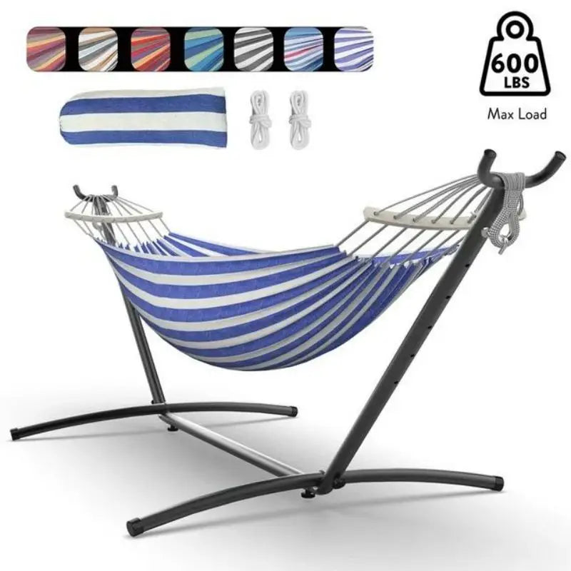 Adjustable Stand Hammock Bed 272.2 kg Capacity
