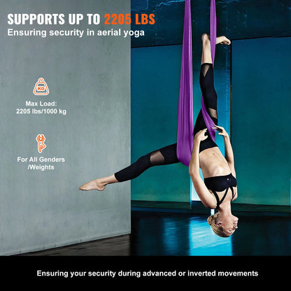 Aerial Yoga Hammock Swing Silk Starter Kit