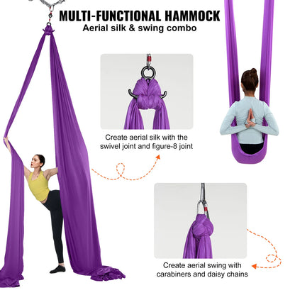 Aerial Yoga Hammock Swing Silk Starter Kit