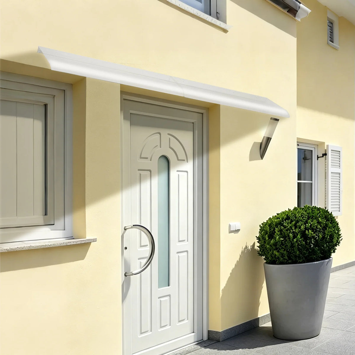 Clear Rain Shelter Front Door Canopy Window Awning