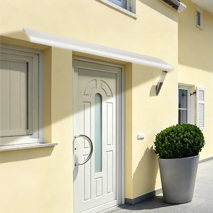 Clear Rain Shelter Front Door Canopy Window Awning