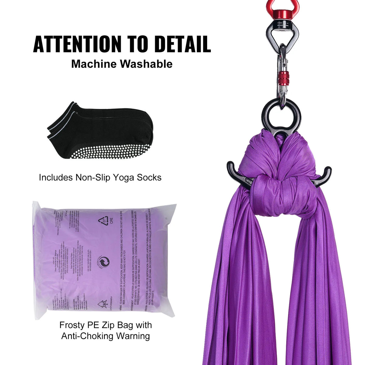 Aerial Yoga Hammock Swing Silk Starter Kit