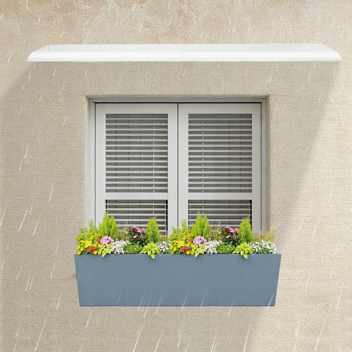 Clear Rain Shelter Front Door Canopy Window Awning