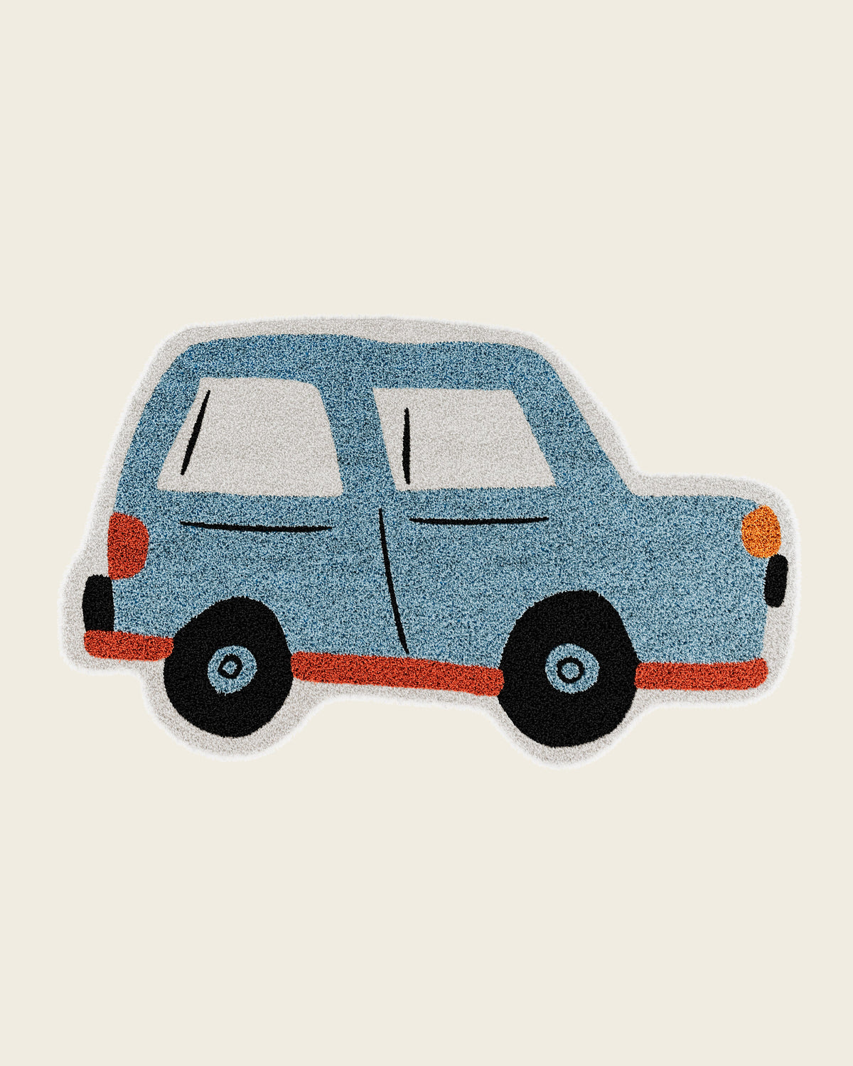 Nestig Route Washable Organic Cotton Kids Rug