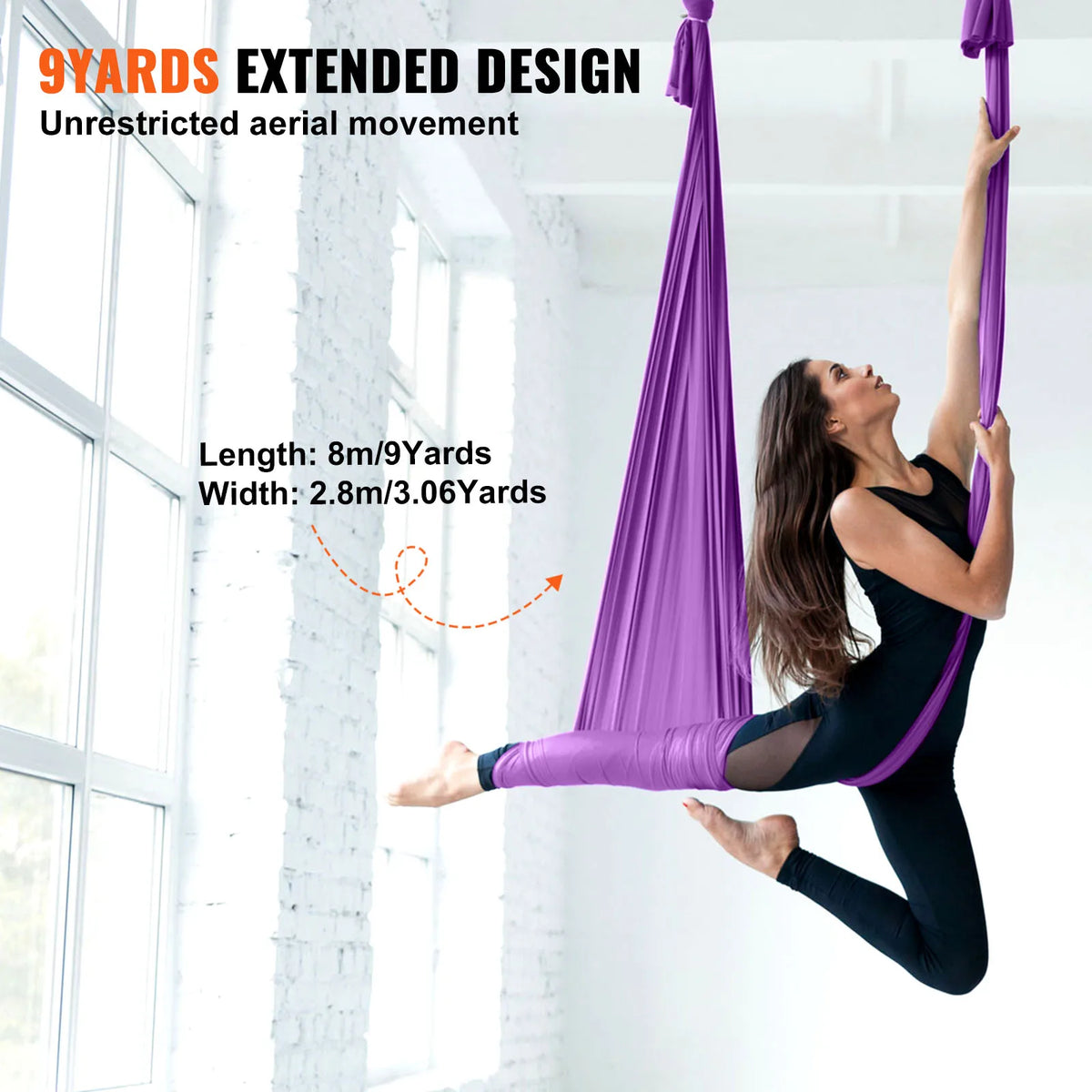 Aerial Yoga Hammock Swing Silk Starter Kit