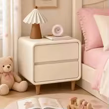Modern Wooden Nightstand Side Table White