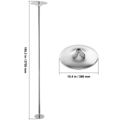 Adjustable Spinning Fitness Dancing Pole HM-594