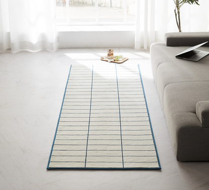 Brick Check Mosaic Tile Microfiber Area Rug
