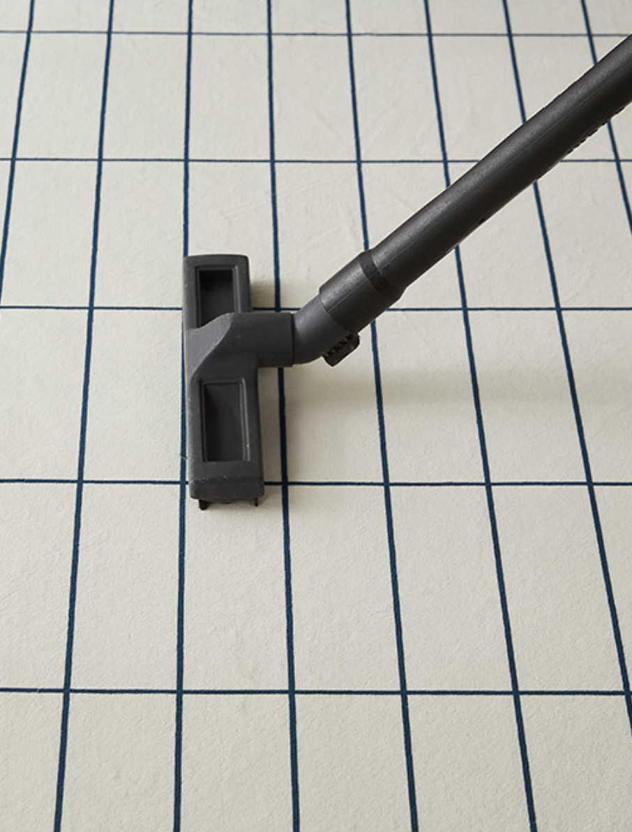 Brick Check Mosaic Tile Microfiber Area Rug