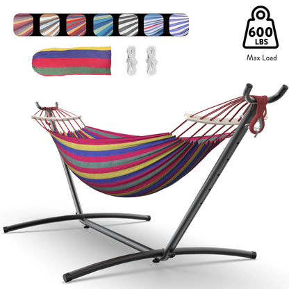 Adjustable Stand Hammock Bed 272.2 kg Capacity
