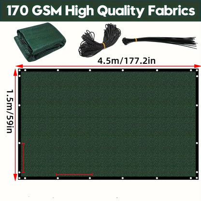 Heavy Duty Outdoor Fence Privacy Screen Mesh Barrier