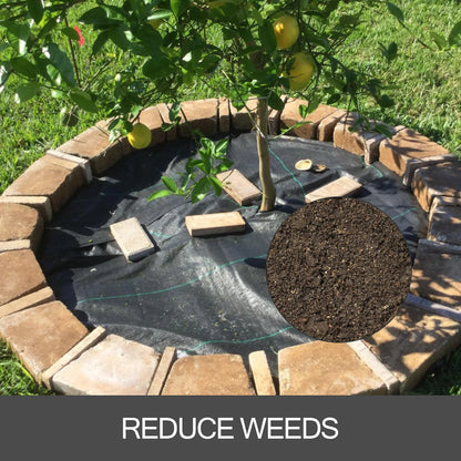 Landscape Fabric Heavy Duty Woven Weed Barrier Ground Cover 1.8x91.4m