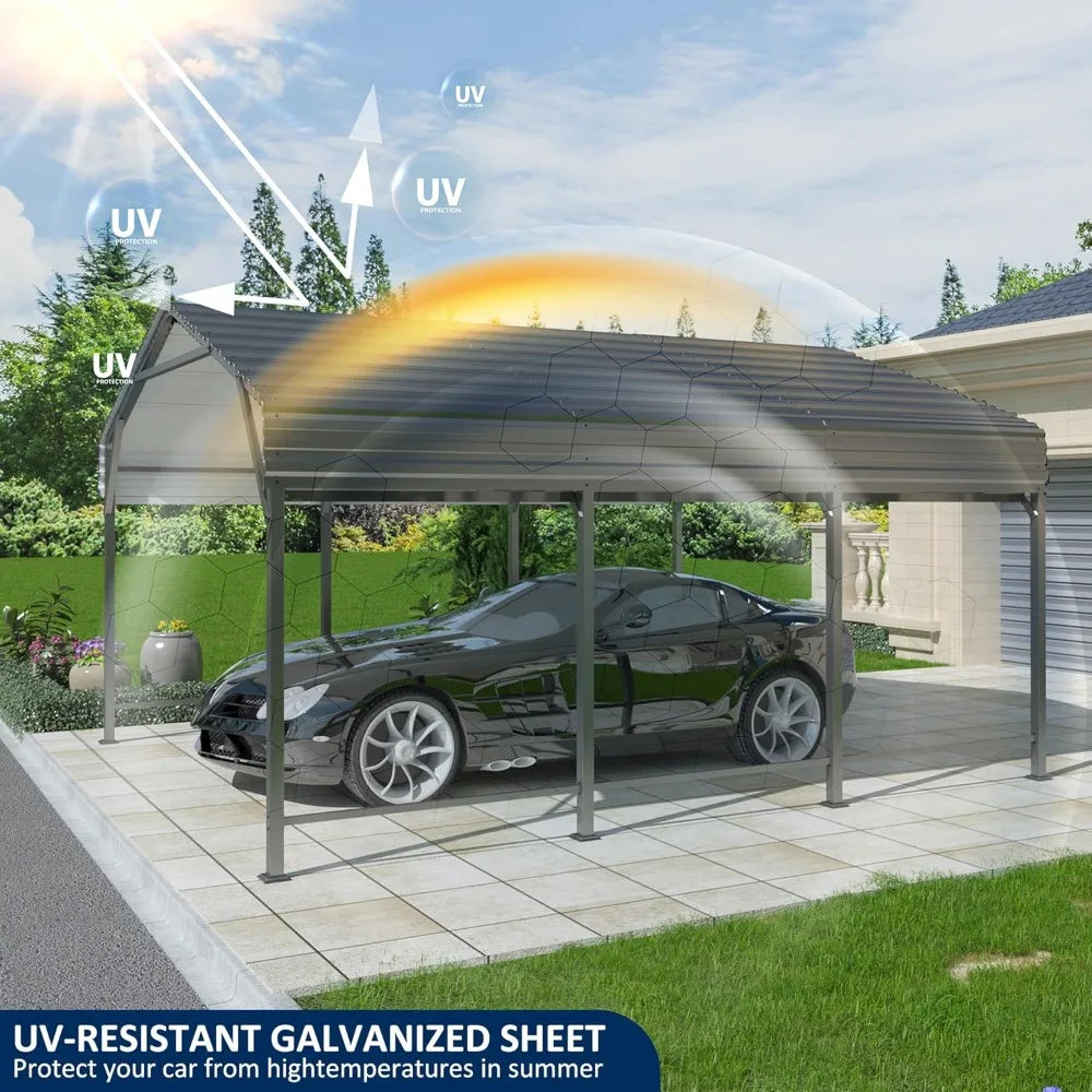 Heavy Duty Galvanized Metal Carport 3.0x4.6 m
