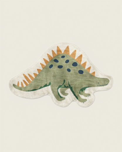 Nestig Stegosaurus Washable Organic Cotton Kids Rug
