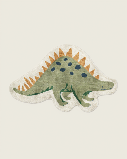 Nestig Stegosaurus Washable Organic Cotton Kids Rug