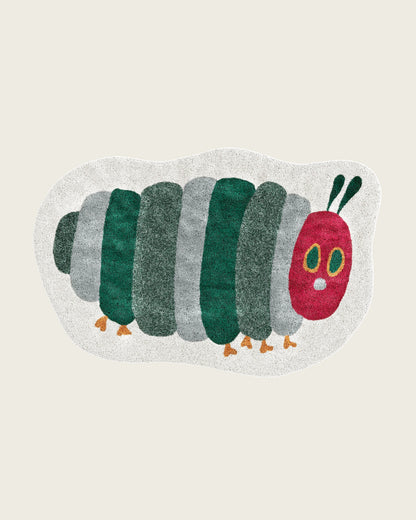 Nestig Very Hungry Caterpillar Washable Organic Cotton Kids Rug