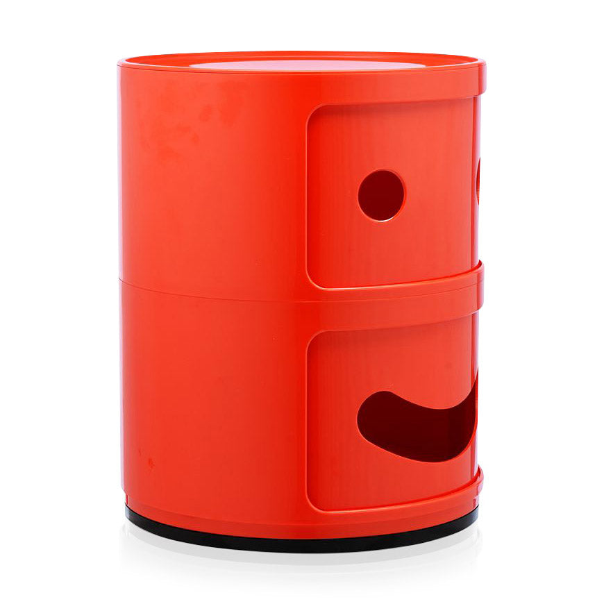 Kartell US Inc. Componibili Smile 2-Tier Storage Red
