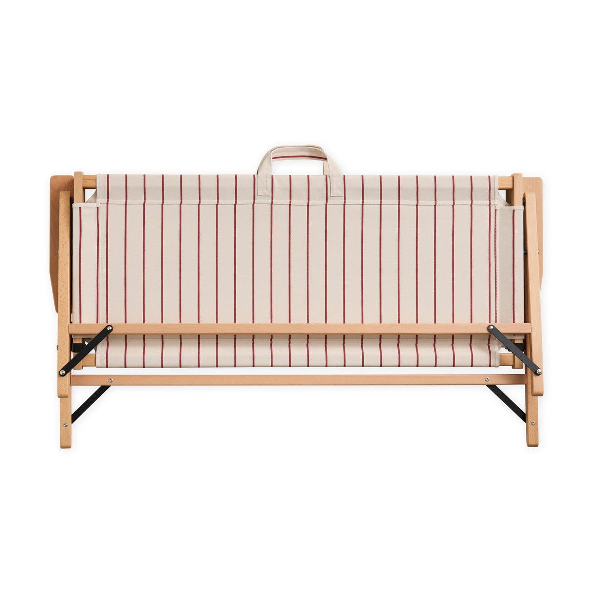 HAY Outdoor Market Jasper Morrison Folding Sofa Beige/Red