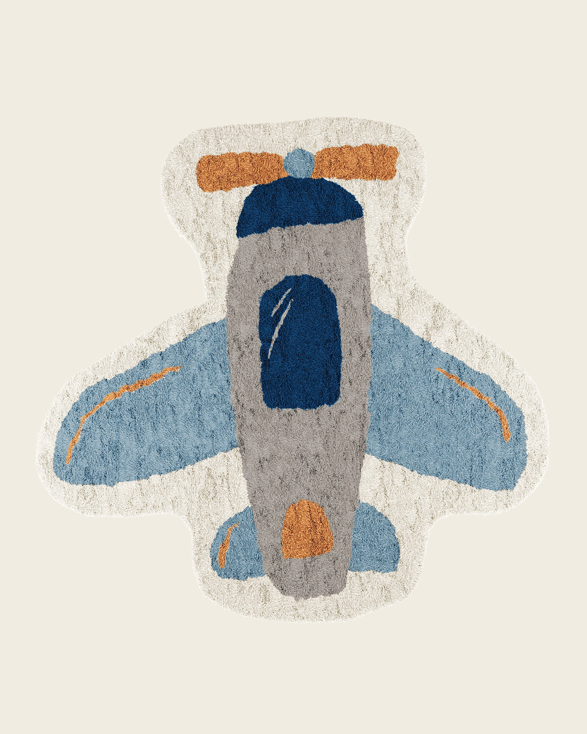 Nestig Aviator Washable Organic Cotton Kids Rug