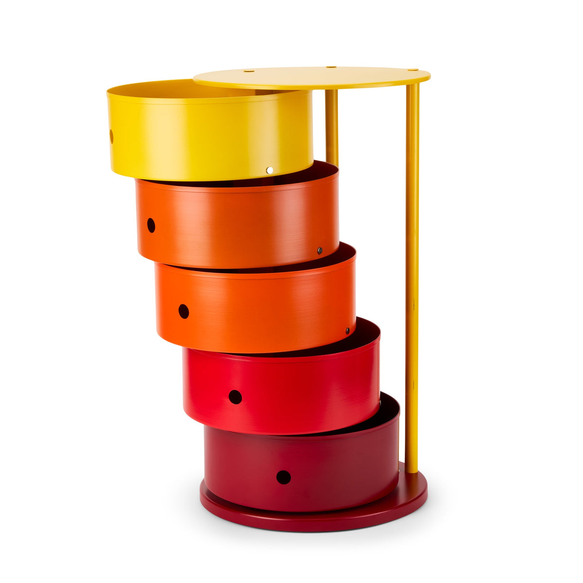 PARIS8 SRLS 5-Drawer Round Pivot Cabinet