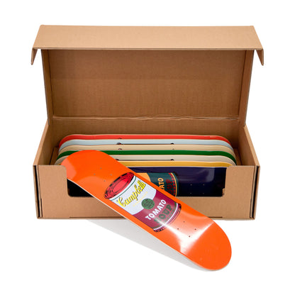 The Skateroom Andy Warhol Colored Campbell's Soup Cans Skateboard Set of 8