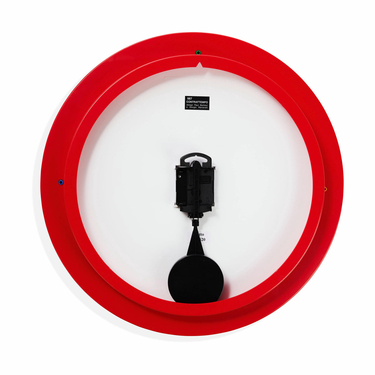 REXITE SRL Contrattempo Wall Clock White