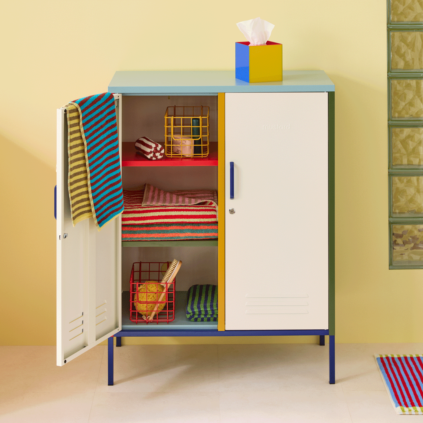 MUSTARD MADE PTY LTD Midi Metal Locker Cabinet