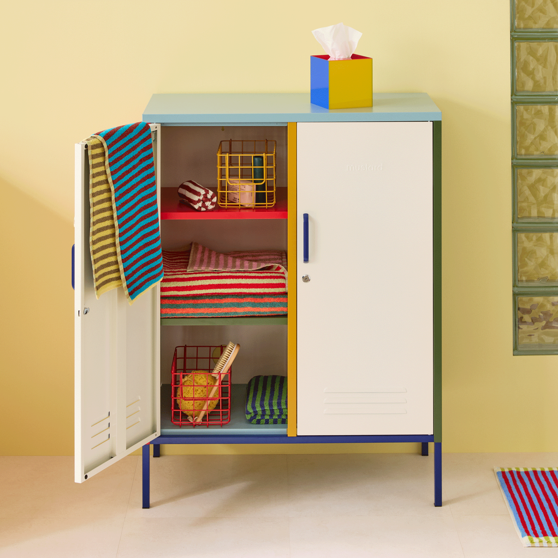 MUSTARD MADE PTY LTD Midi Metal Locker Cabinet