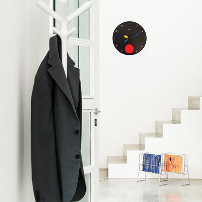 REXITE SRL Contrattempo Wall Clock Black