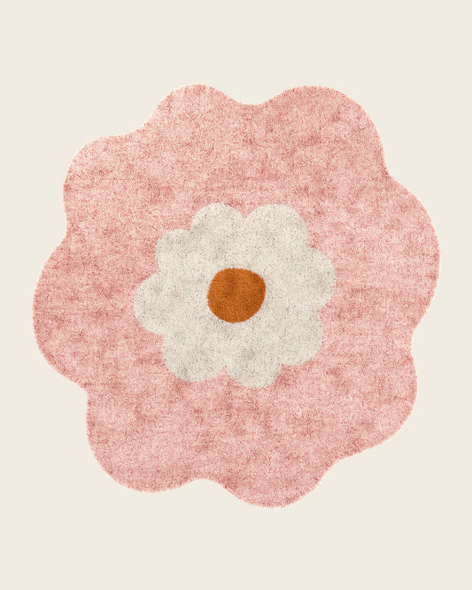 Nestig Bloom Washable Organic Cotton Kids Rug