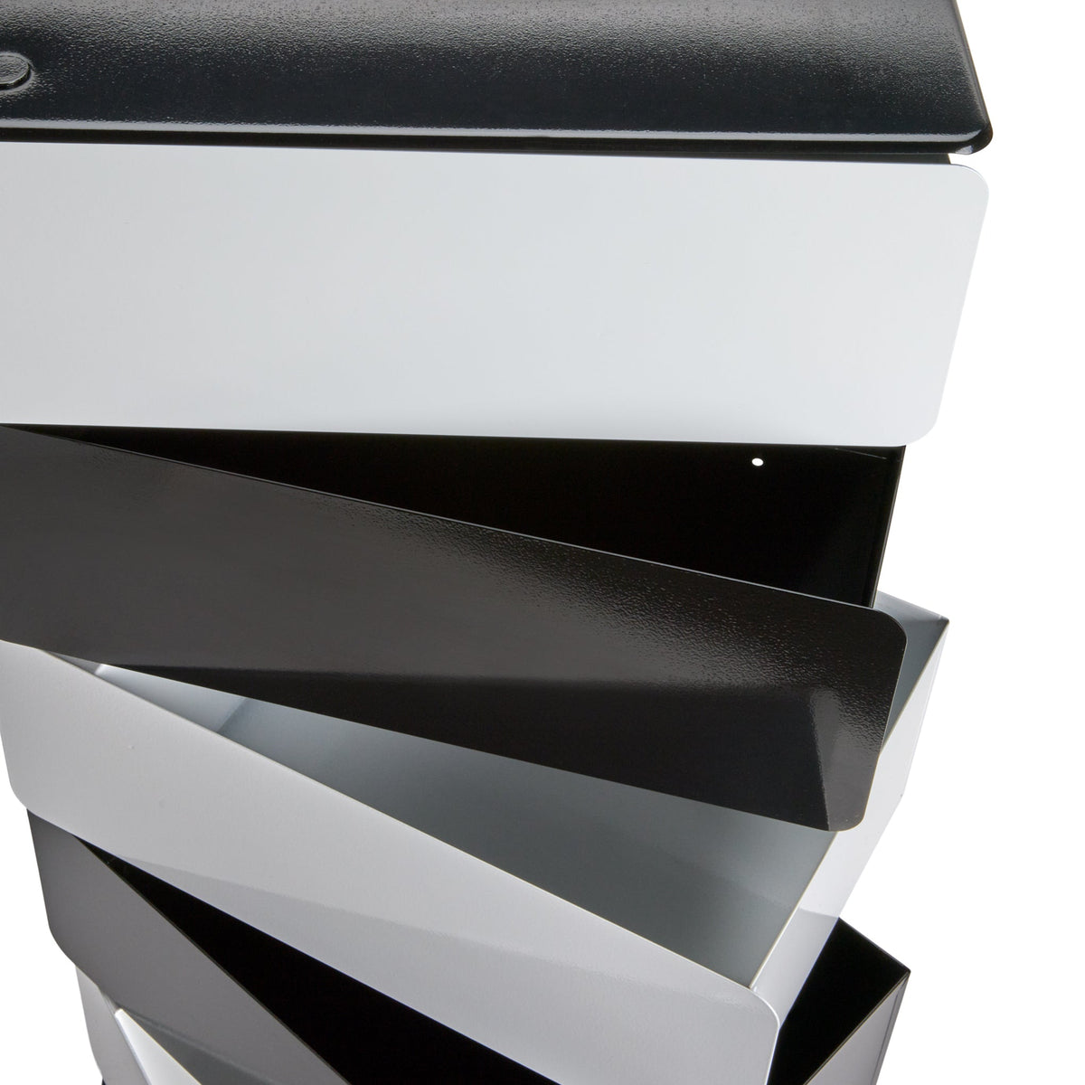 PARIS8 SRLS 5-Drawer Pivot Cabinet Black/ White