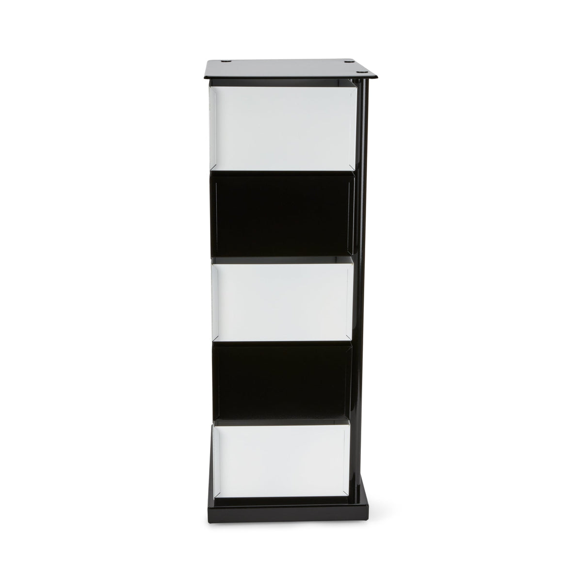 PARIS8 SRLS 5-Drawer Pivot Cabinet Black/ White