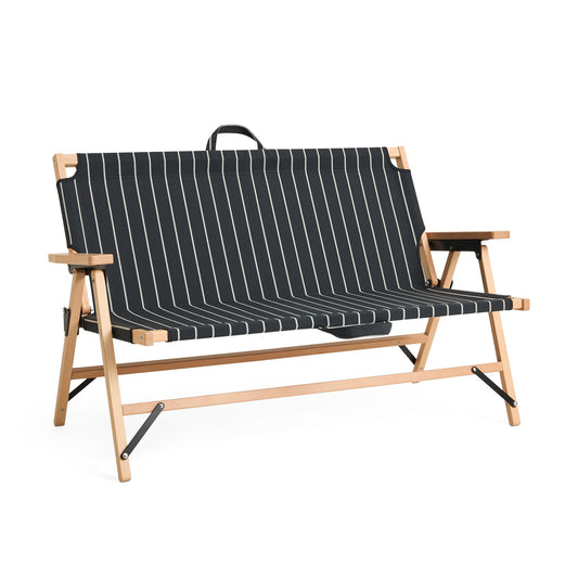 HAY Outdoor Market Jasper Morrison Folding Sofa Black/Beige