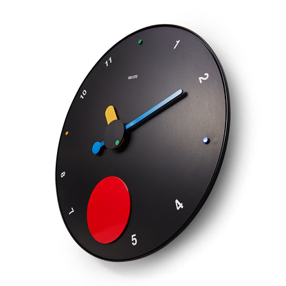 REXITE SRL Contrattempo Wall Clock Black