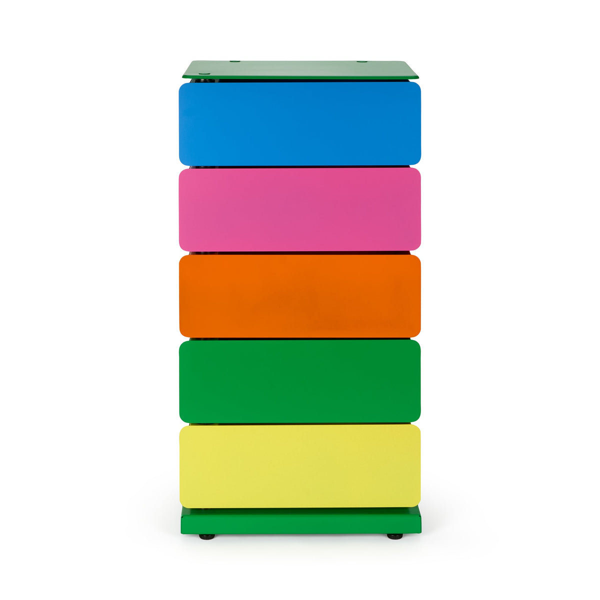 PARIS8 SRLS 5-Drawer Pivot Cabinet Neon