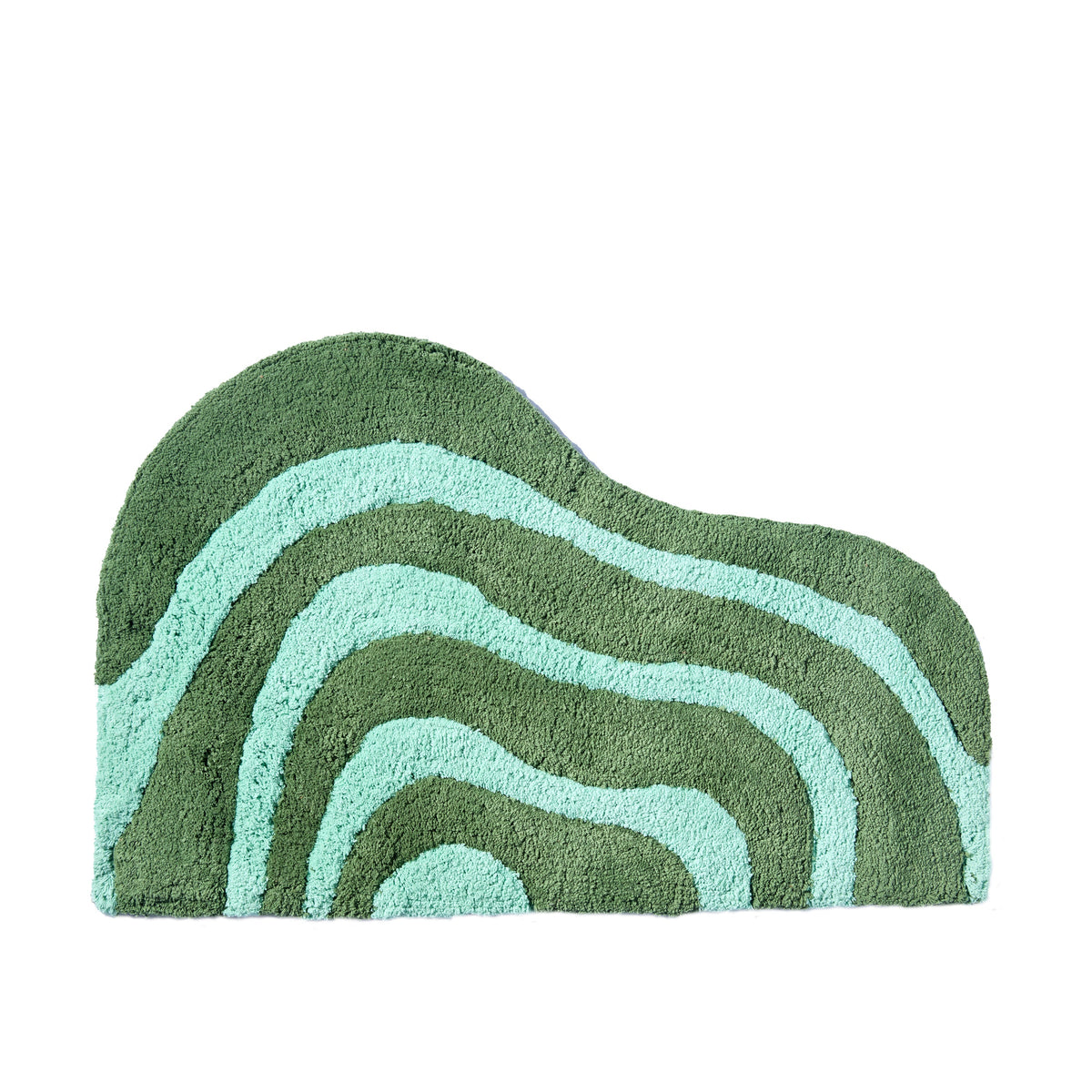 Quiet Town Lost Coast Grass Hand-Woven Cotton Bath Rug