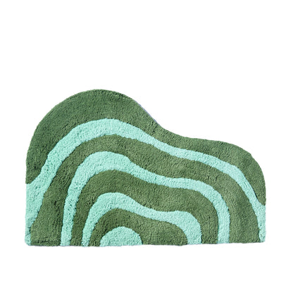 Quiet Town Lost Coast Grass Hand-Woven Cotton Bath Rug