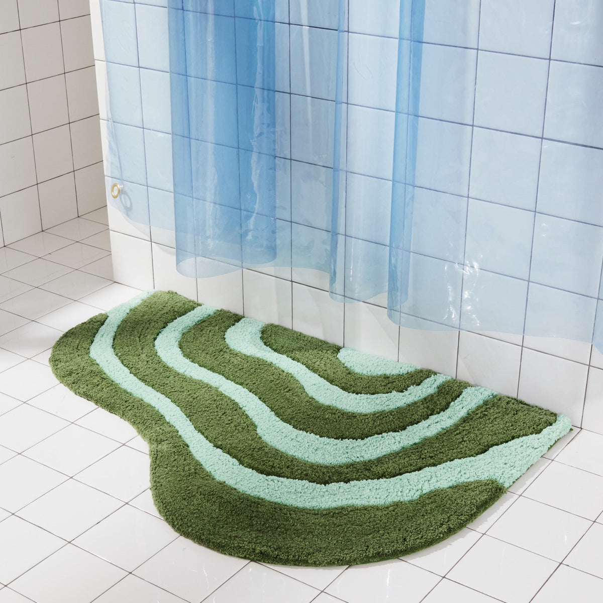 Quiet Town Lost Coast Grass Hand-Woven Cotton Bath Rug