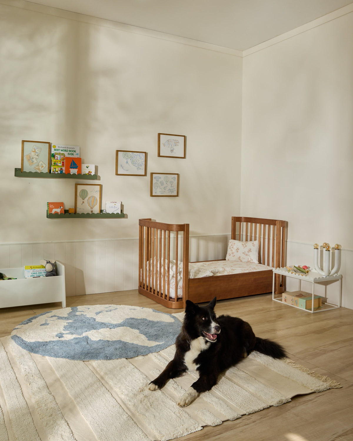Nestig Our World Washable Organic Cotton Kids Rug