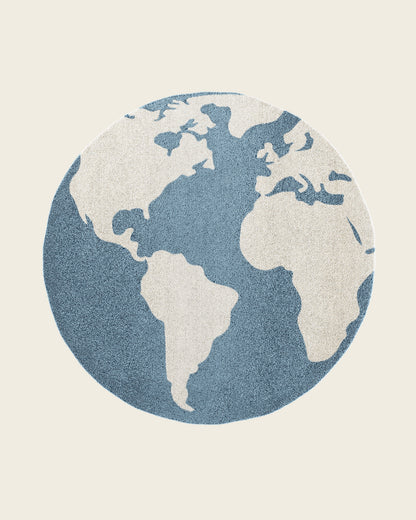 Nestig Our World Washable Organic Cotton Kids Rug